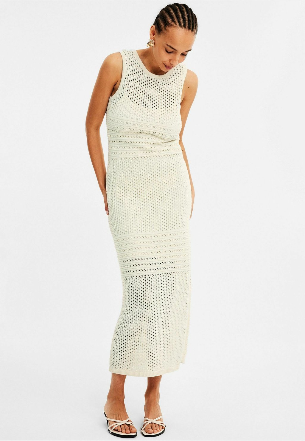 

Платье-джемпер KNITTED DRESS Kappahl, бежевый