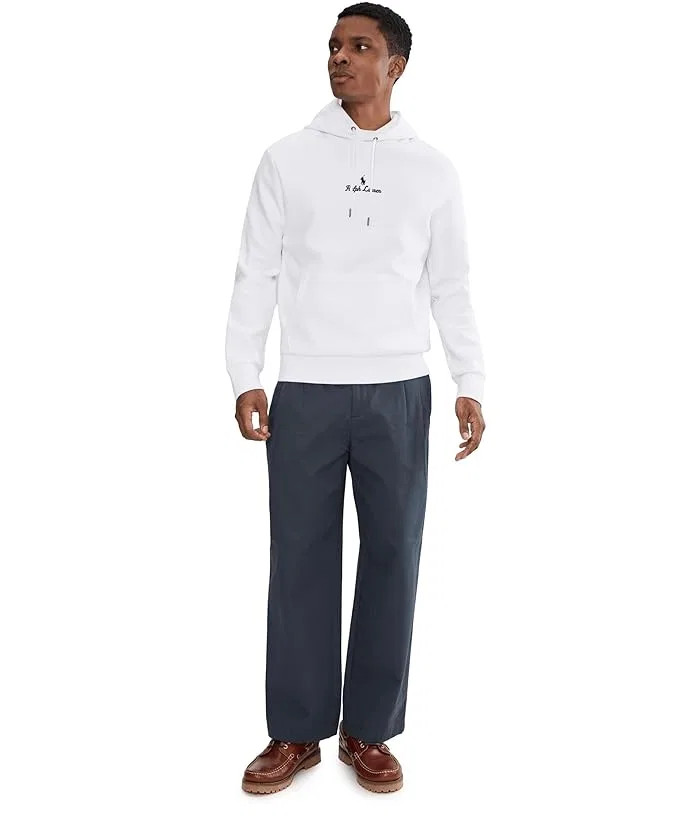 Худи Polo Ralph Lauren Logo Double-Knit, White — фото 2