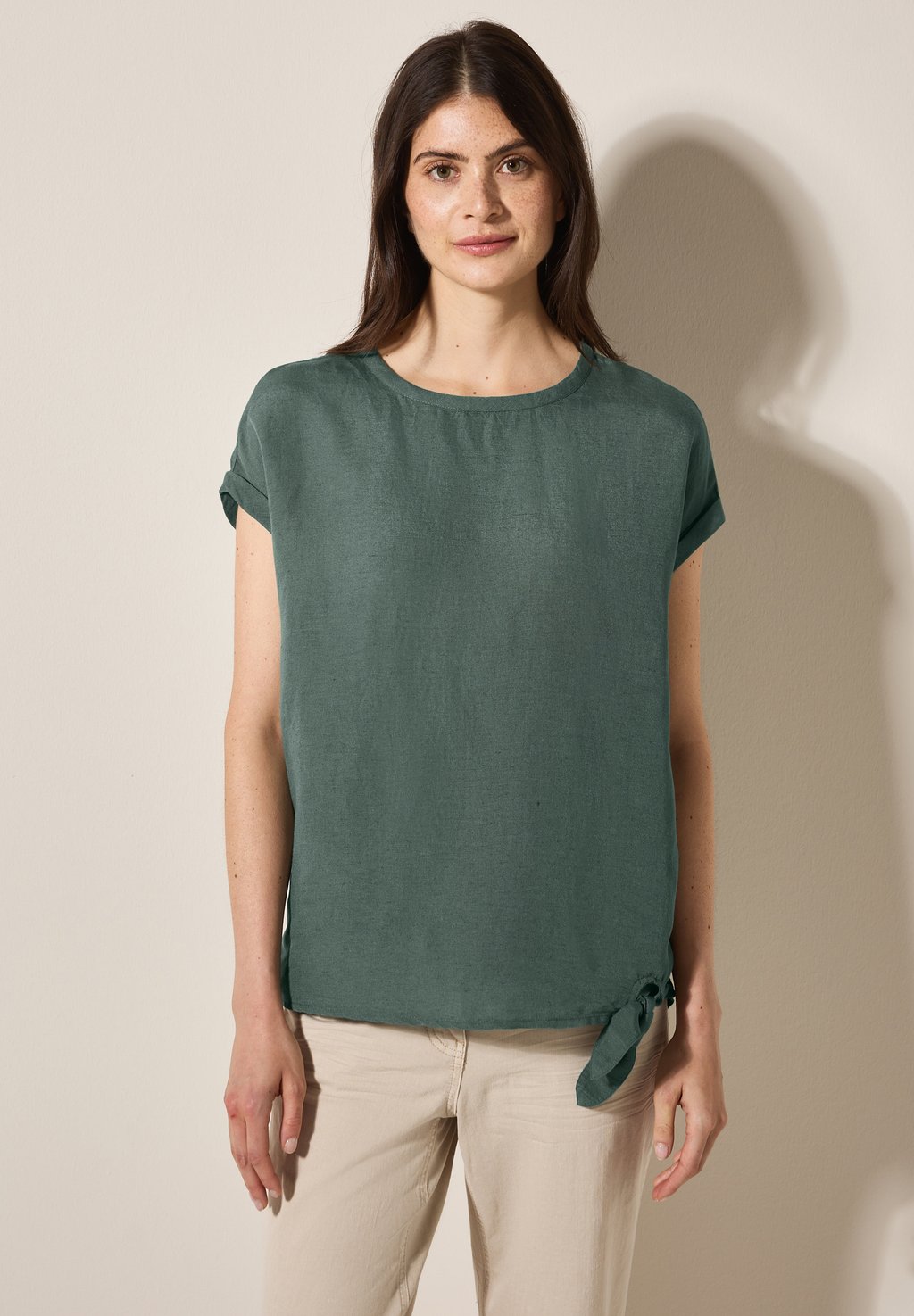 

Блуза MIT KNOTEN Cecil, хаки