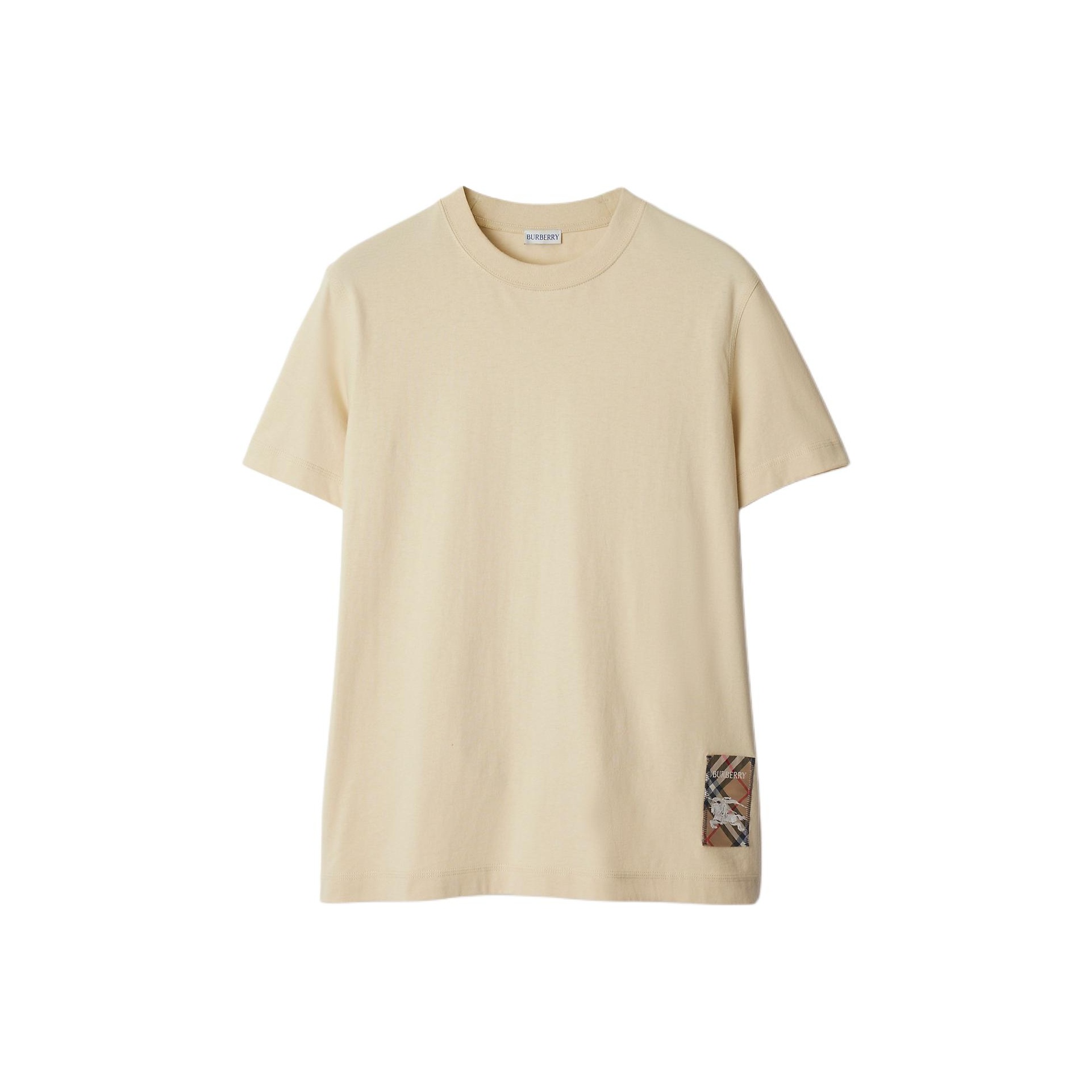 

Футболка Check Label Burberry, Nutmeg