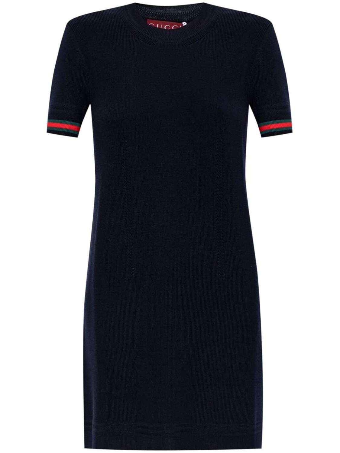 

Gucci мини-платье из шерсти Web, синий