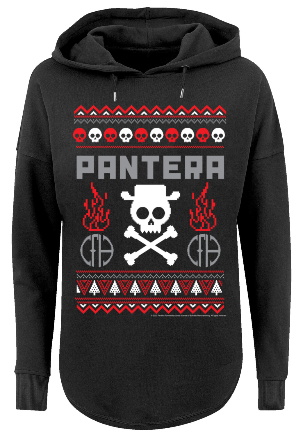 

Толстовка F4NT4STIC Oversized Hoodie Pantera Weihnachten Christmas, черный