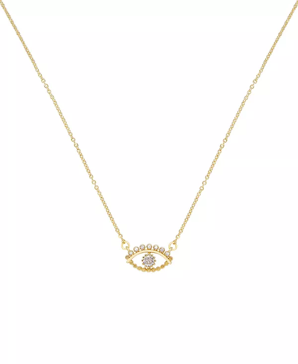 

Ожерелье из искусственного кубического циркония «Всезнающий глаз» Ettika, gold