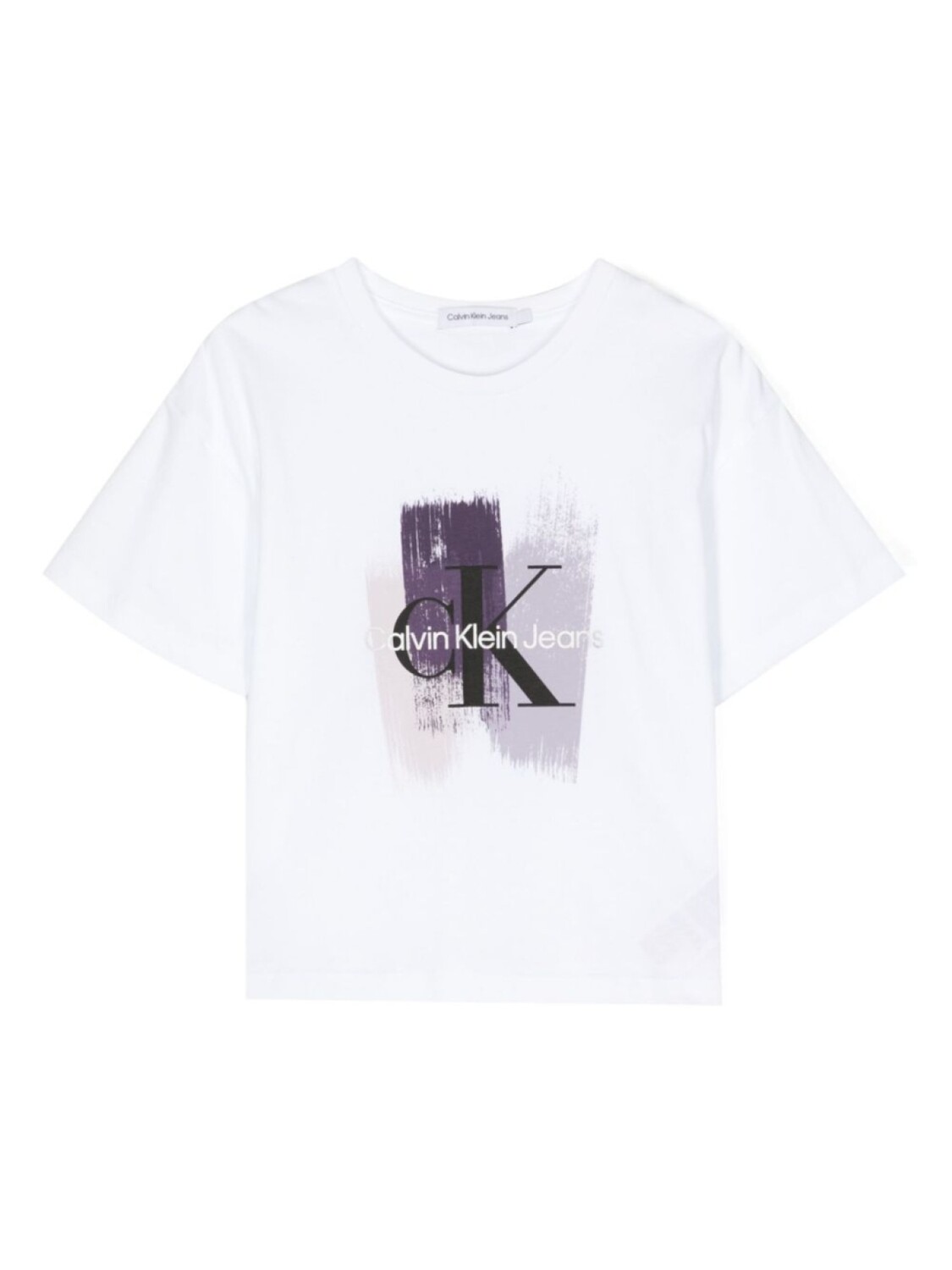 

Футболка с логотипом Calvin Klein Kids, белый