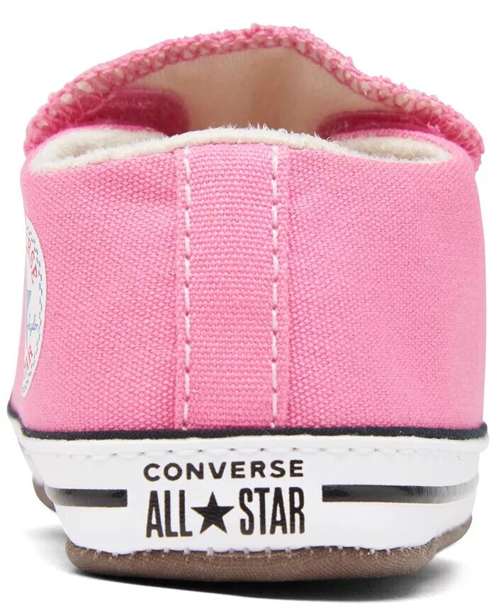 Кеды Chuck Taylor All Star Cribster для маленьких девочек от Finish Line Converse, розовый — фото 3