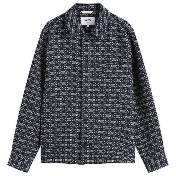 

Верхняя рубашка Rockley Geo Jacquard Wax London, темно-синий