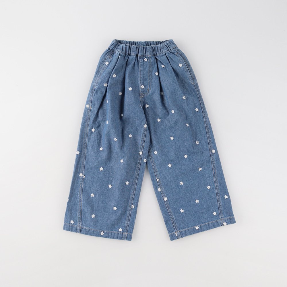 Джинсовые брюки с цветочной вышивкой Branshes, blue — фото 2