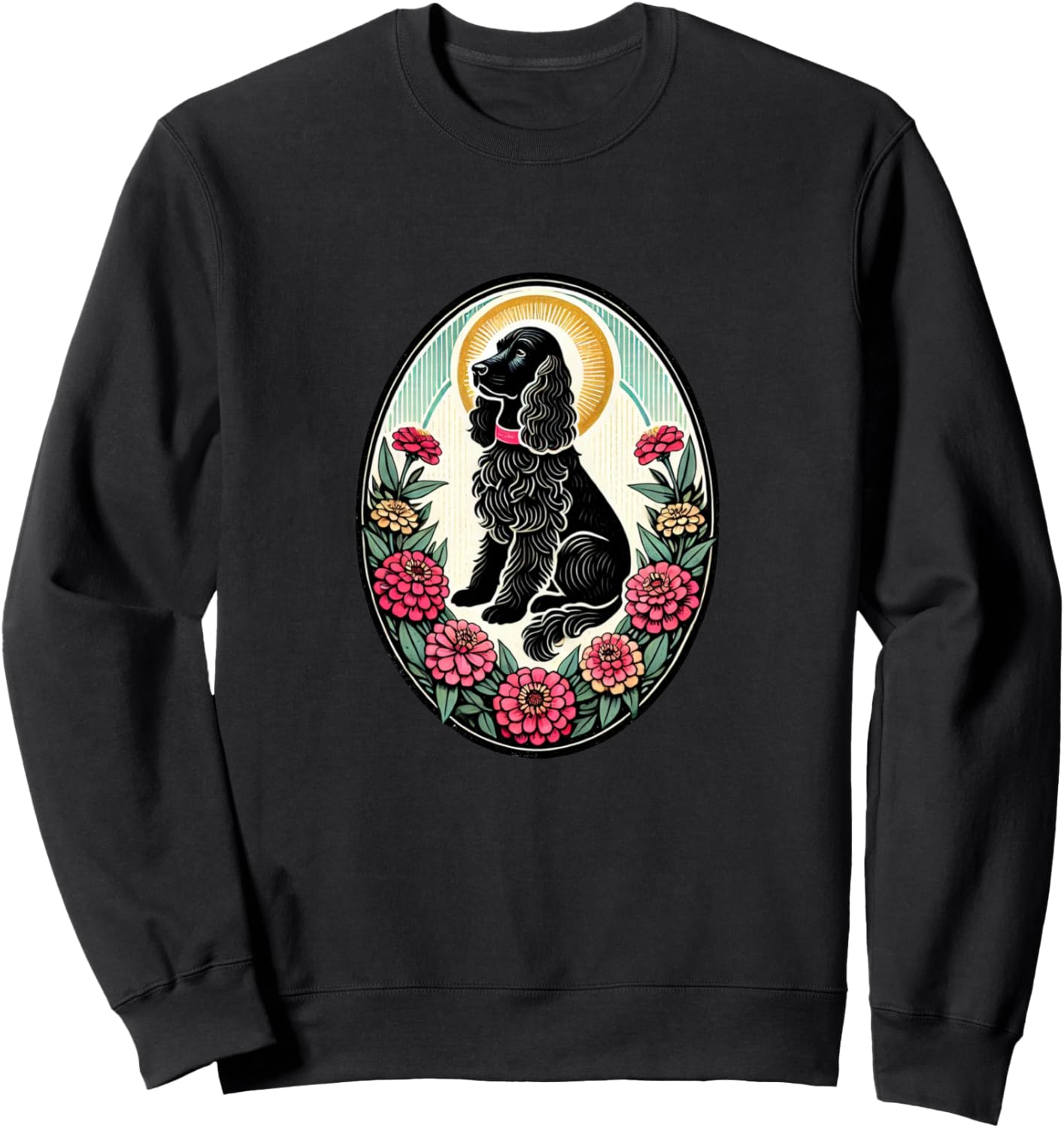 

Толстовка с изображением черного кокер-спаниеля Vintage Cocker Spaniel Lovers Snugg