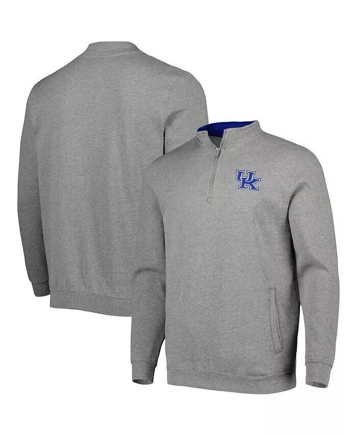 

Мужская серая толстовка Kentucky Wildcats Tortugas с застежкой-молнией на четверть оборота Colosseum