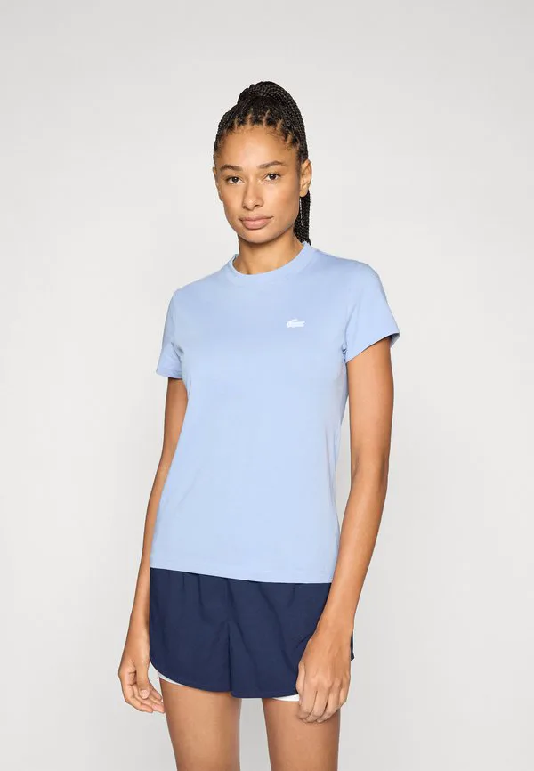 Футболка Lacoste Sport Aphylla, классическая спортивная, быстросохнущая, однотонная