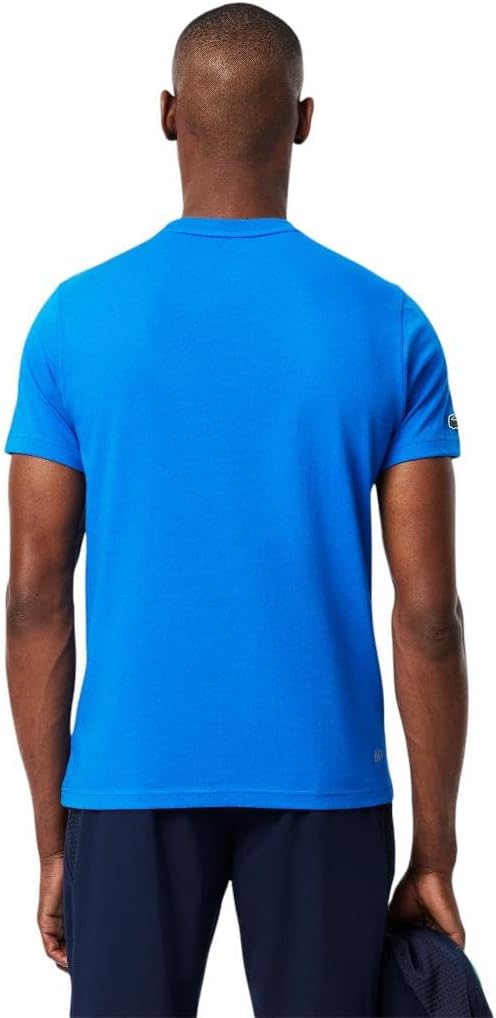 Футболка Lacoste, мужская, для тенниса, голубой — фото 3