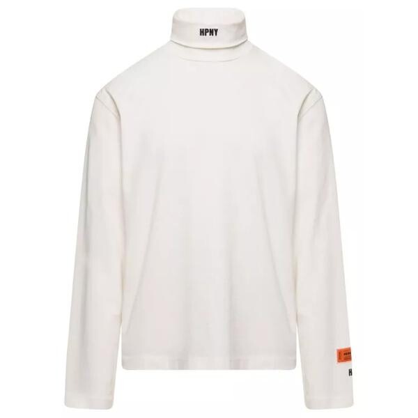

Пулловер turtleneck pullover with contrasting logo em Heron Preston, белый