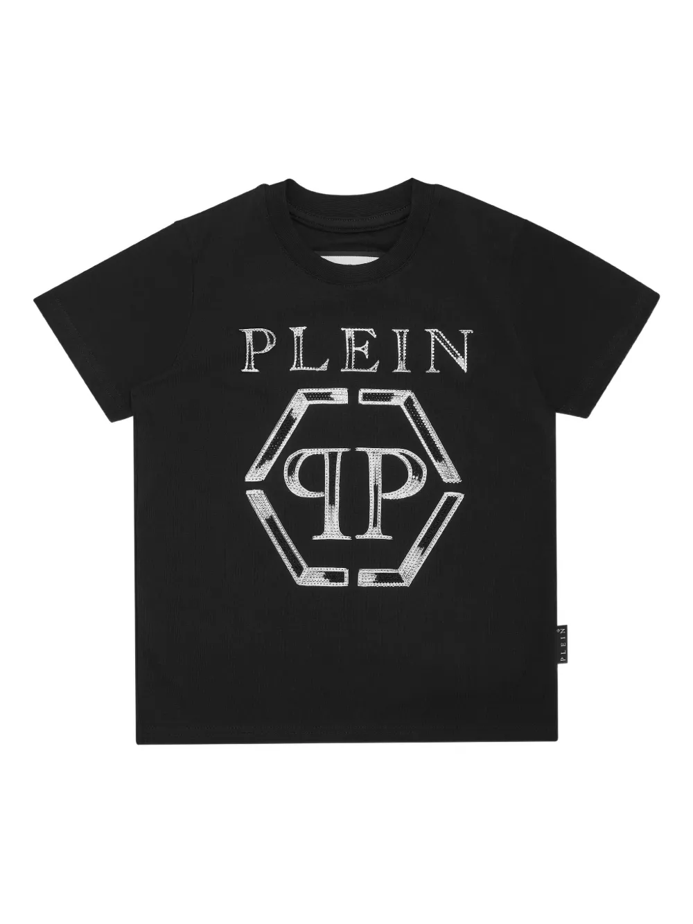 

Хлопковая футболка Philipp Plein, черный