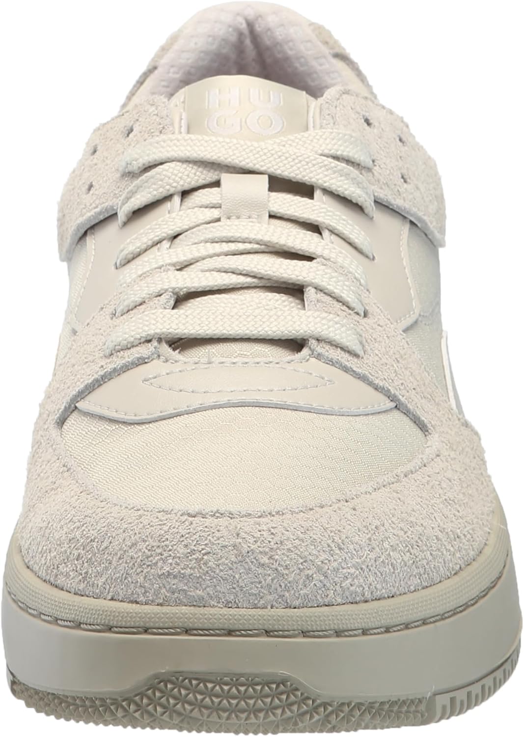 Кроссовки Hugo Mens Ripstop Mix Suede низкие, Almond Milk — фото 2