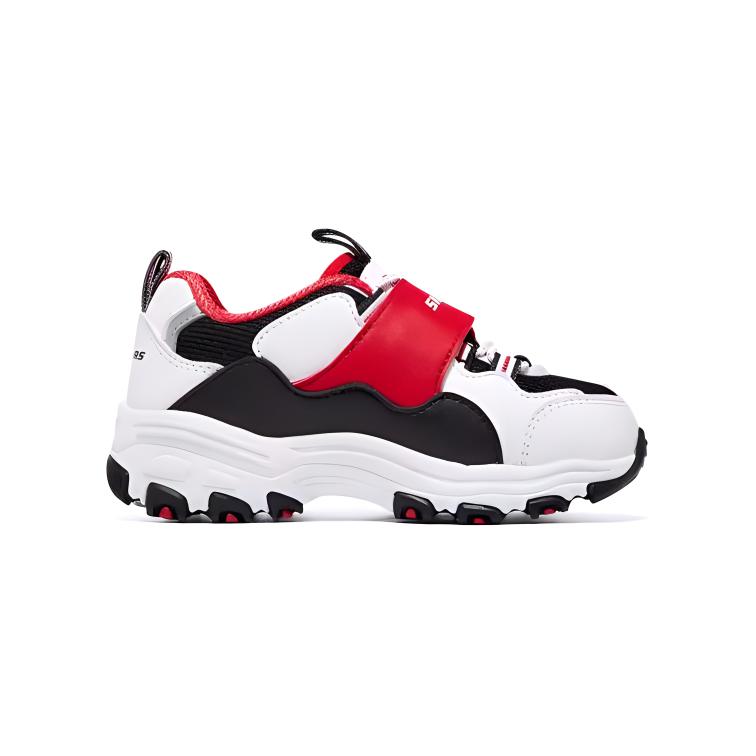 Амортизирующие износостойкие низкие детские ботиночки для малышей Infant And Toddler Skechers, красный — фото 2