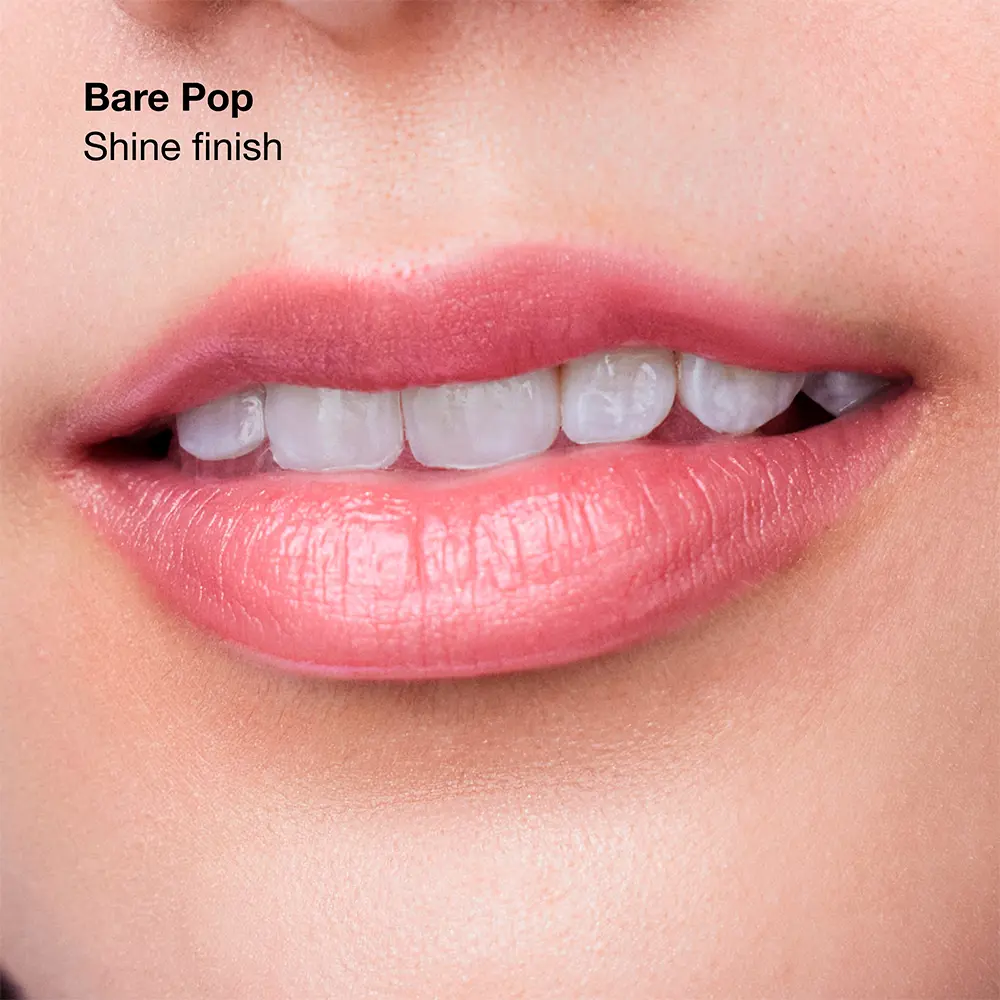 Помада для губ Pop longwear shine barra de labios Clinique, цвет Bare Pop, 3,9 гр. — фото 3