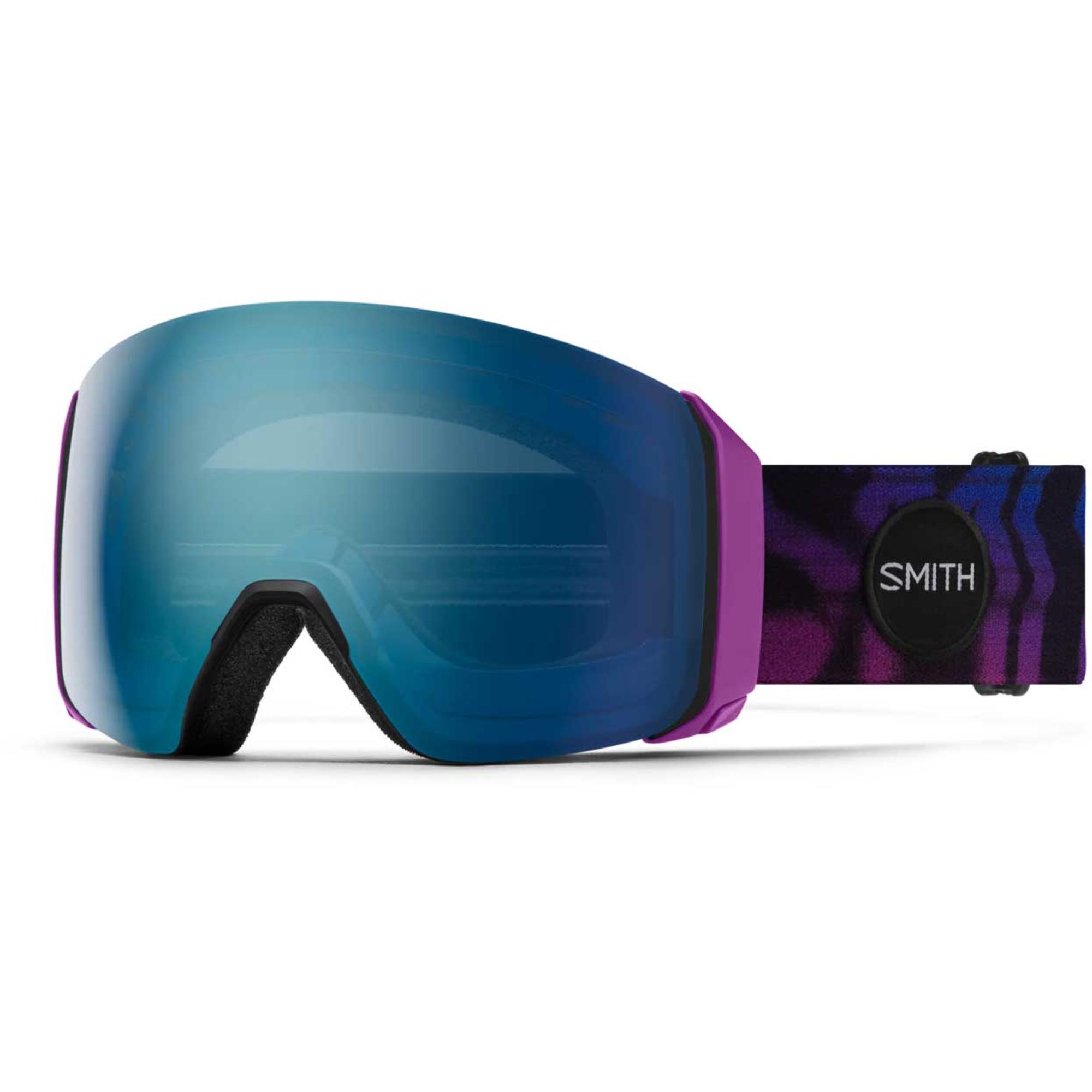 

Горнолыжные очки 4D MAG XL с низкой посадкой на переносице Smith, Copy Cat/ChromaPop Everyday Blue Mirror