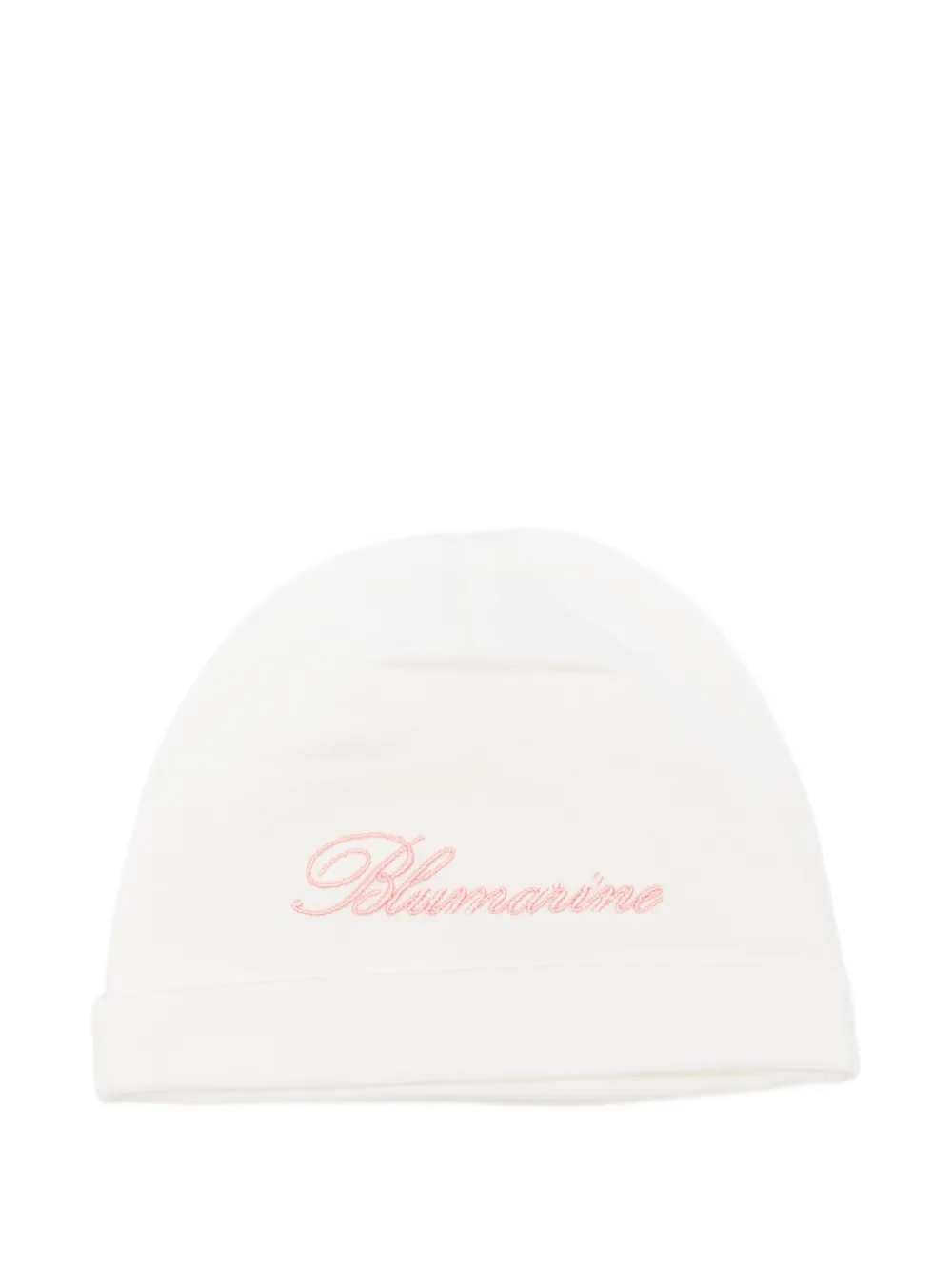 

Шапка с вышитым логотипом Miss Blumarine, белый