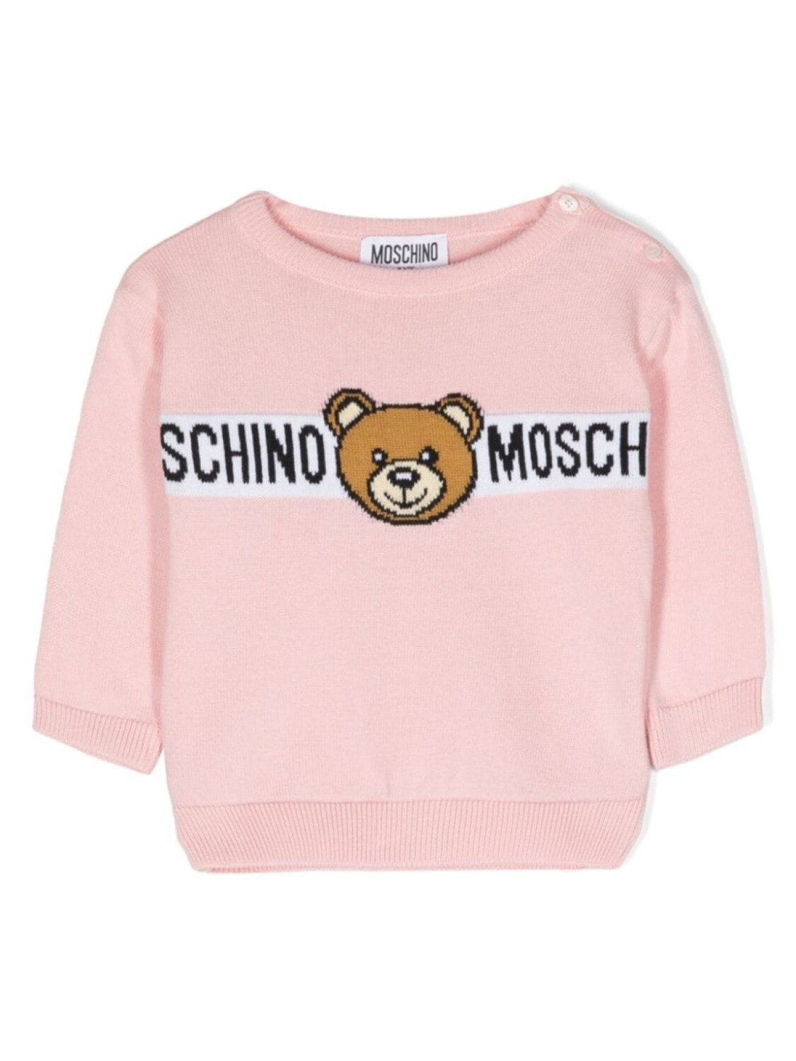 

Moschino Kids джемпер Teddy Bear, розовый