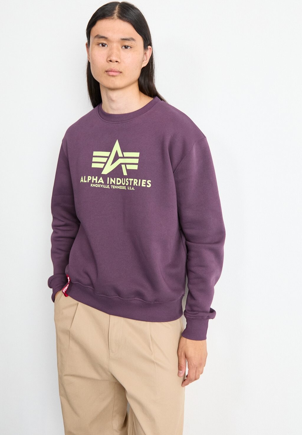 

Свитер Basic Alpha Industries, сливовый