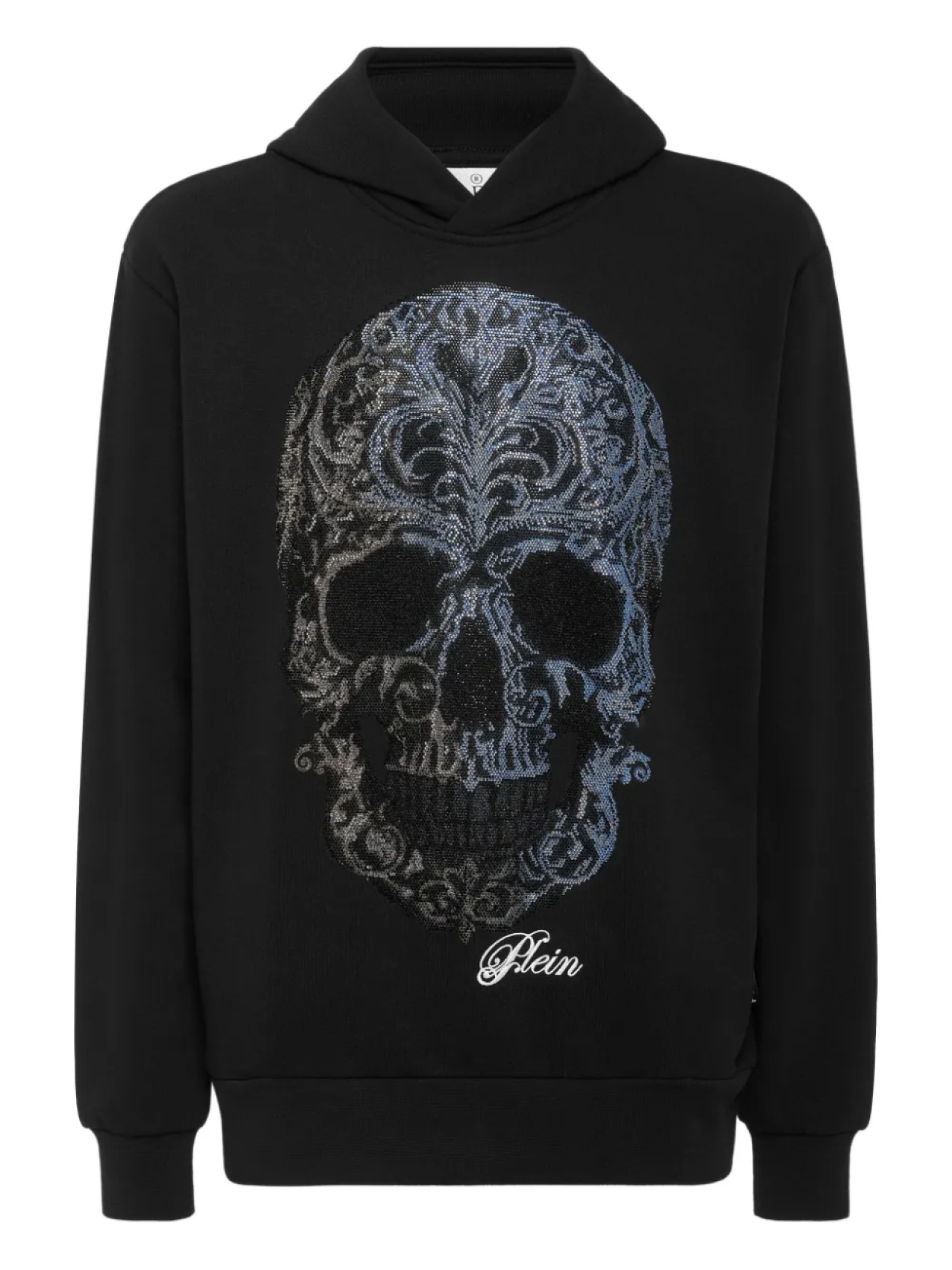 

Толстовка с капюшоном Philipp Plein с мотивом черепа, черный