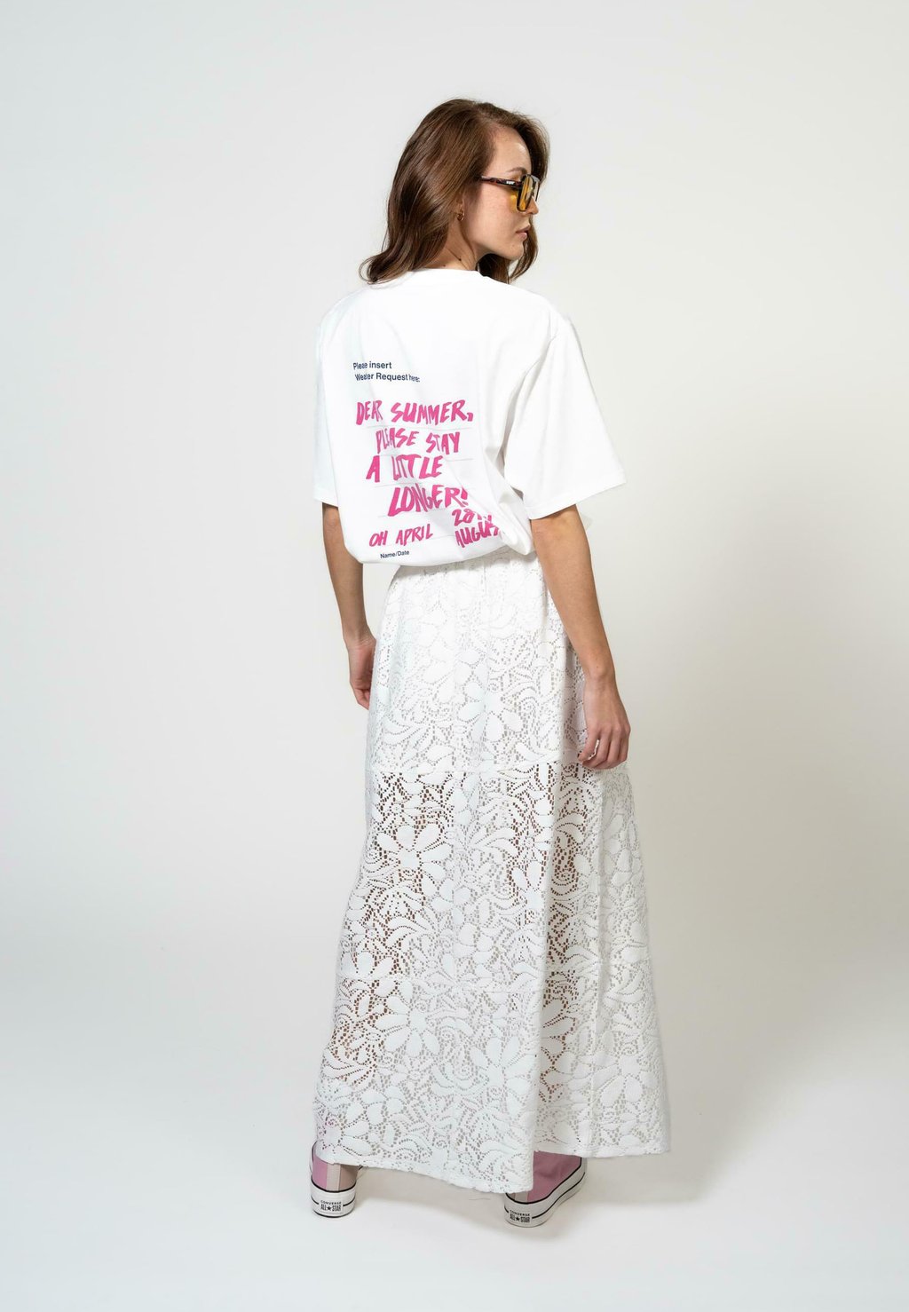 

Футболка с принтом BF DEAR SUMMER OH APRIL, белый