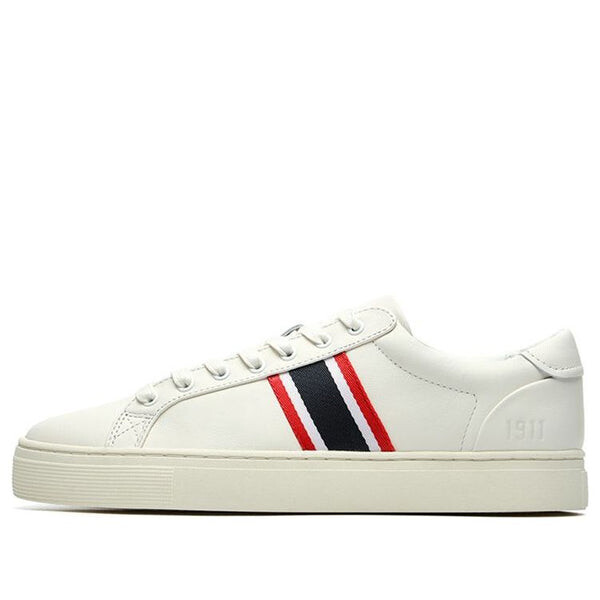 

Кроссовки 1911 court leather 'white red black' Fila, белый