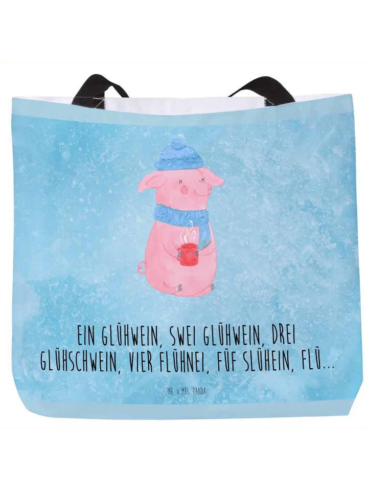 

Шоппер Mr. & Mrs. Panda, цвет eisblau