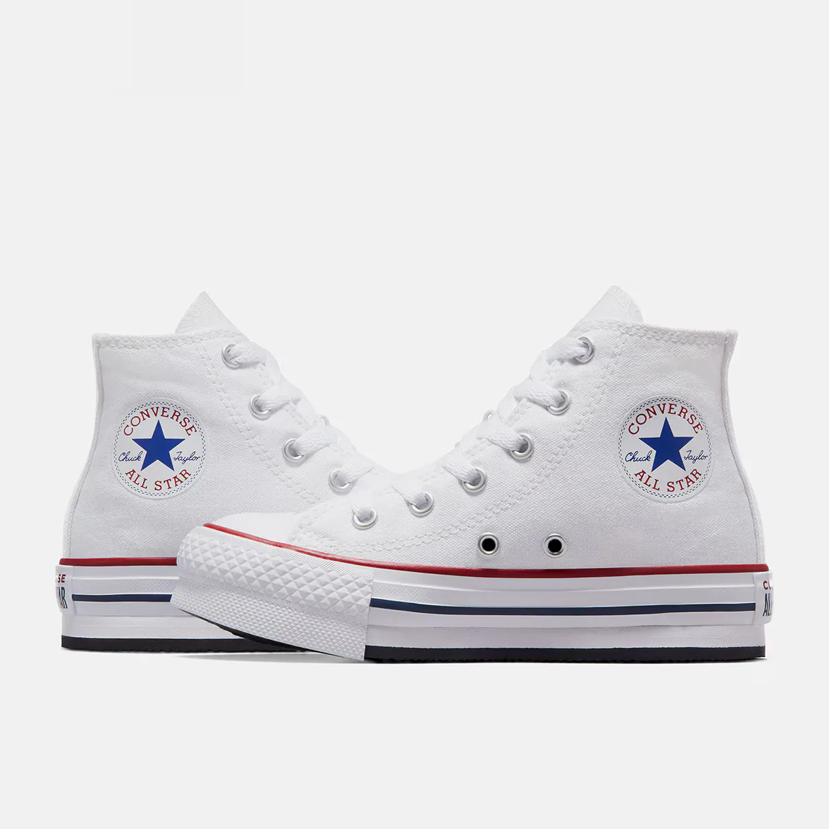 Converse Foundation Collection Chuck Taylor All Star EVA Lift High Casual Sneakers, белый — фото 3