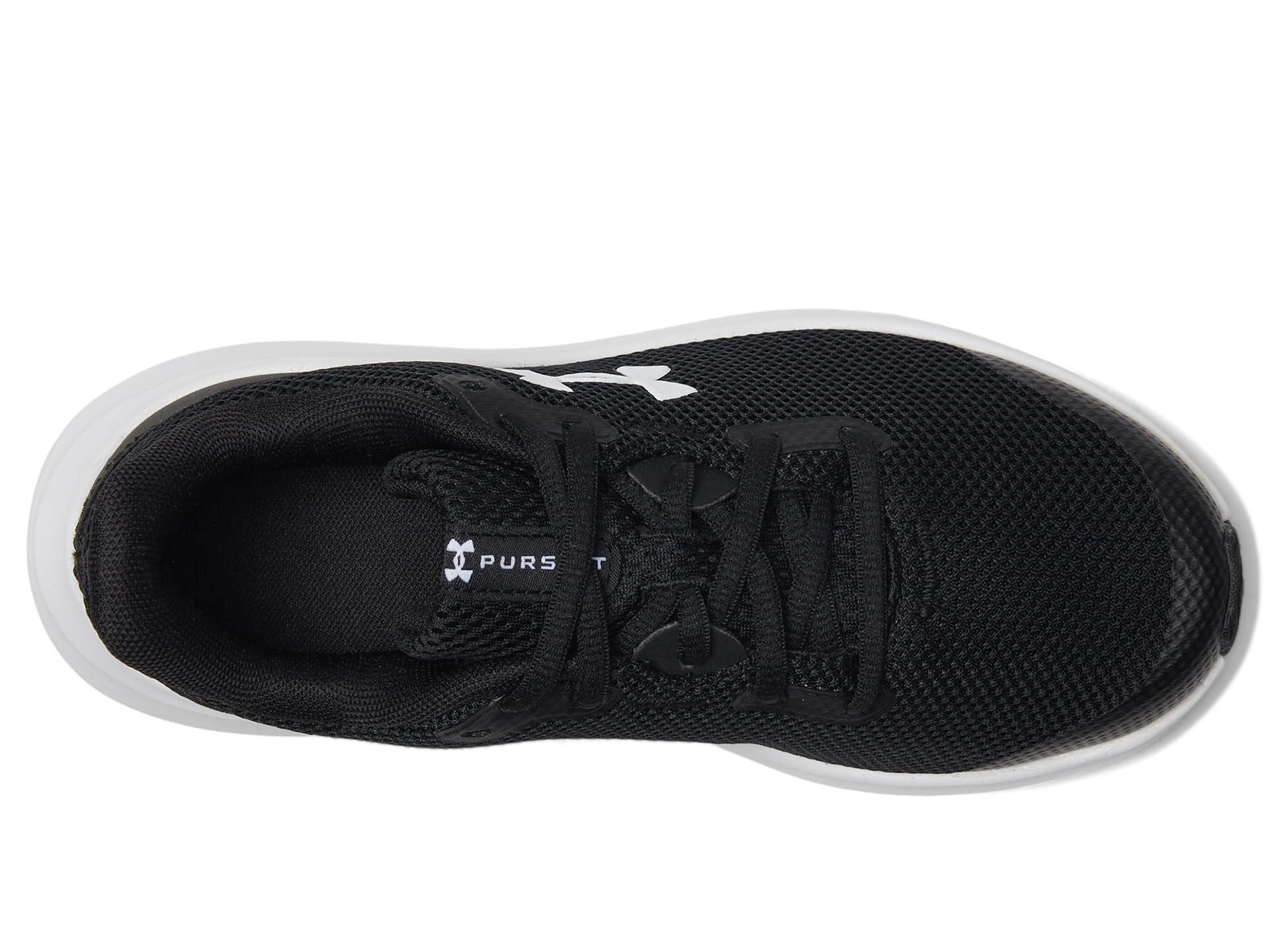 Кроссовки Under Armour Kids Pursuit 4, Black/Black/WhiteSee Less — фото 2