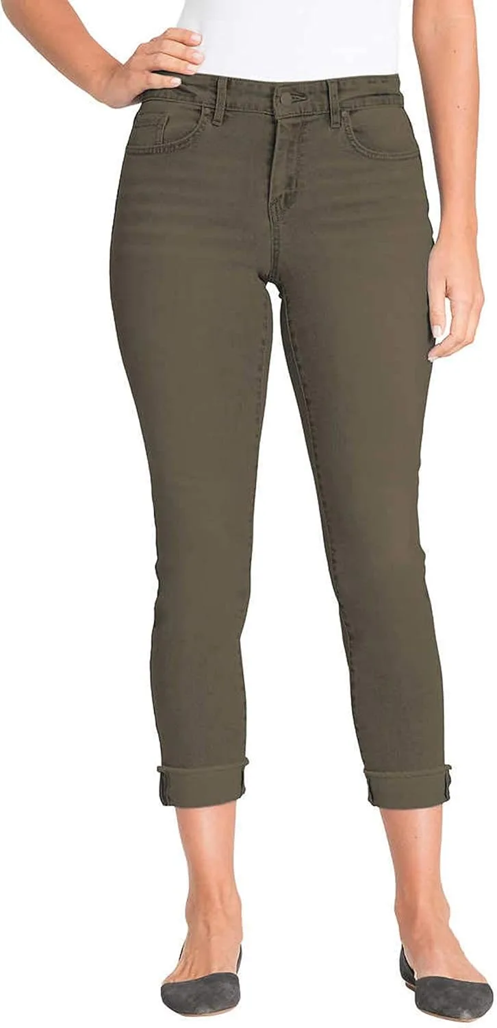 

Джинсы Jessica Simpson Relaxed Skinny Roll Crop, длина по внутреннему шву 26"