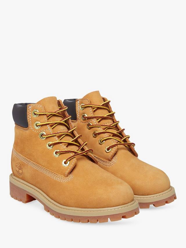 Детские классические ботинки Premium высотой 6 дюймов Timberland, Wheat — фото 2