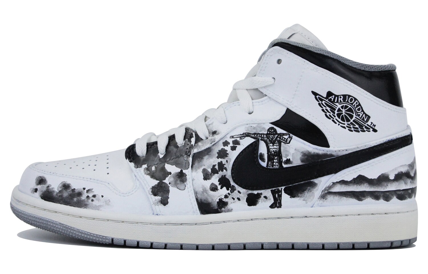 

Jordan Air Jordan 1 винтажные баскетбольные кроссовки мужские, Black