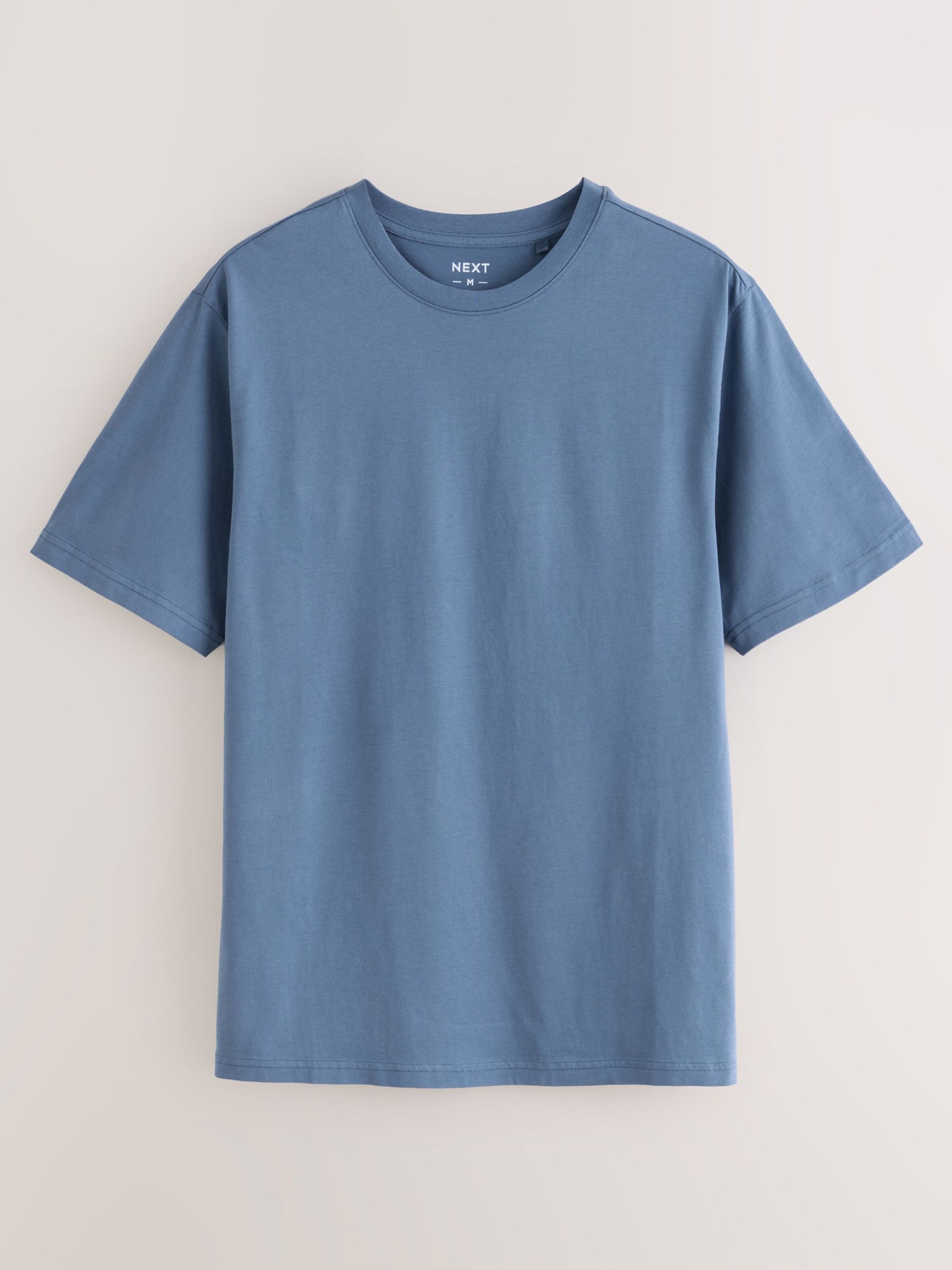 Next Футболка 'Essential' в цветах Marine Blue, Blue Denim, Light Blue, Dark Blue, White — фото 4