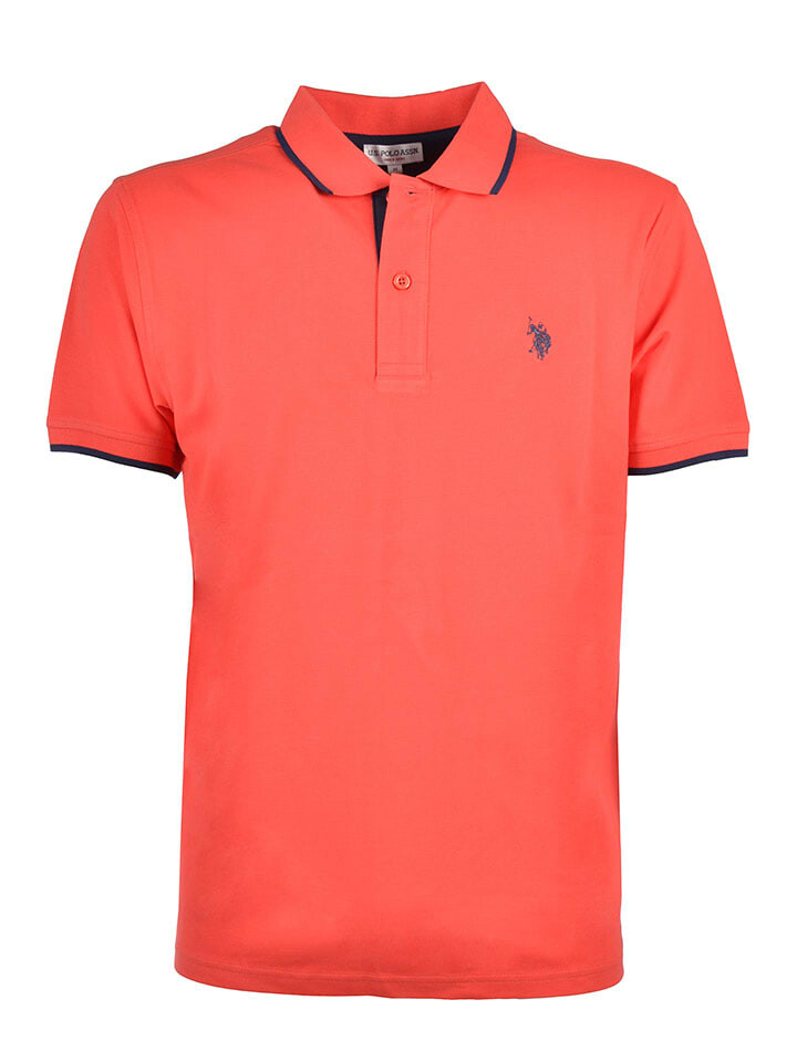 

Футболка поло U.S. Polo Assn., цвет koralle