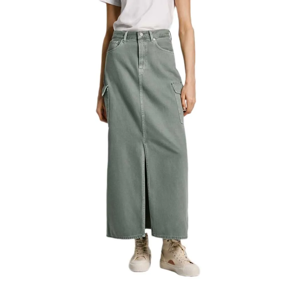 

Юбка Pepe Jeans PL901143 long, зеленый