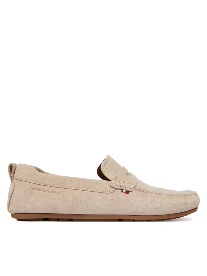 Tommy Hilfiger Мокасины Core Hilfiegr Suede Driver FM0FM05789 бежевые