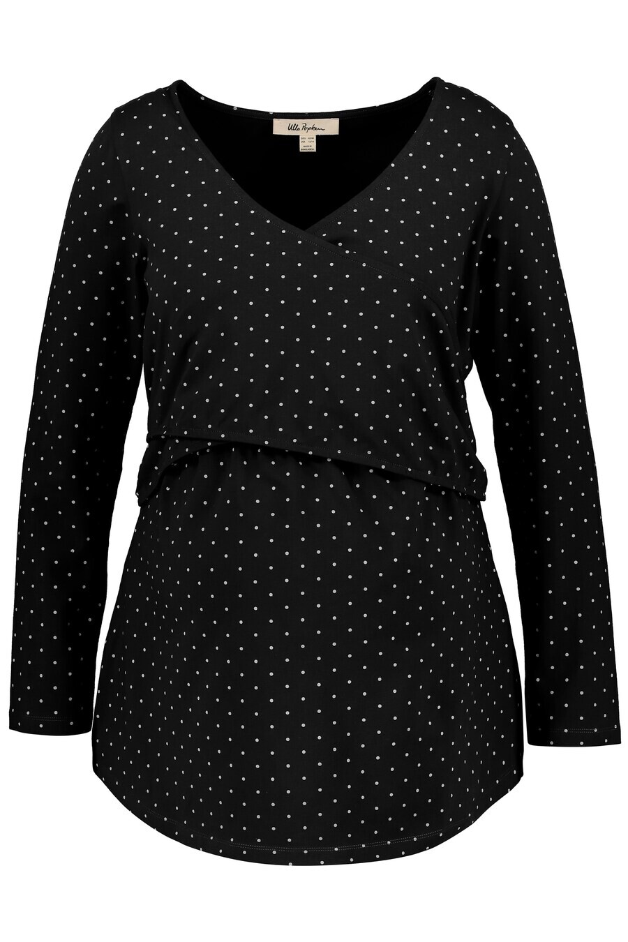 

Лонгслив Ulla Popken Shirt, черный