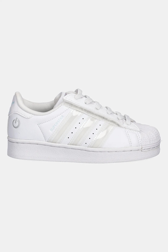 Детские кроссовки SUPERSTAR LED LIGHTS Adidas Originals, белый — фото 2
