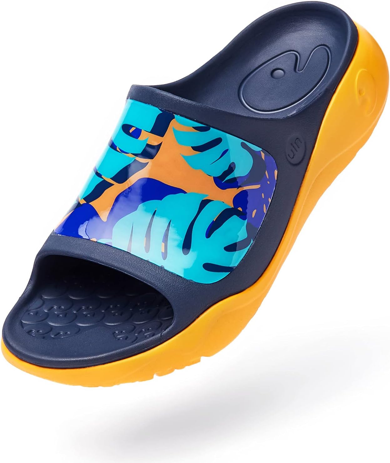 

Мужские повседневные сандалии UIN, удобные шлепанцы с мягкой подошвой, быстро сохнущие, противоскользящие для пляжа, улицы и дома, летнее настроение, Palm Tree Ibiza Slides