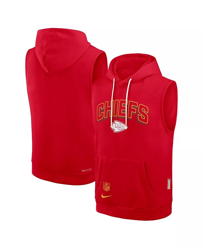 

Мужская красная безрукавка-худи Kansas City Chiefs для тренировок Nike
