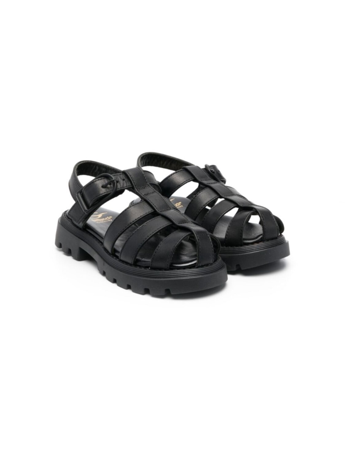 

Сандалии с пряжками Gallucci Kids, черный
