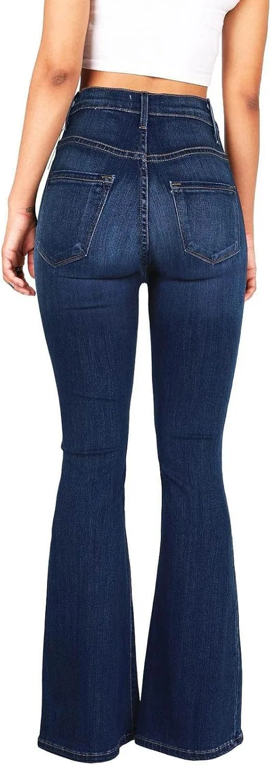 Джинсы с завышенной талией, skinny fit, синий — фото 4
