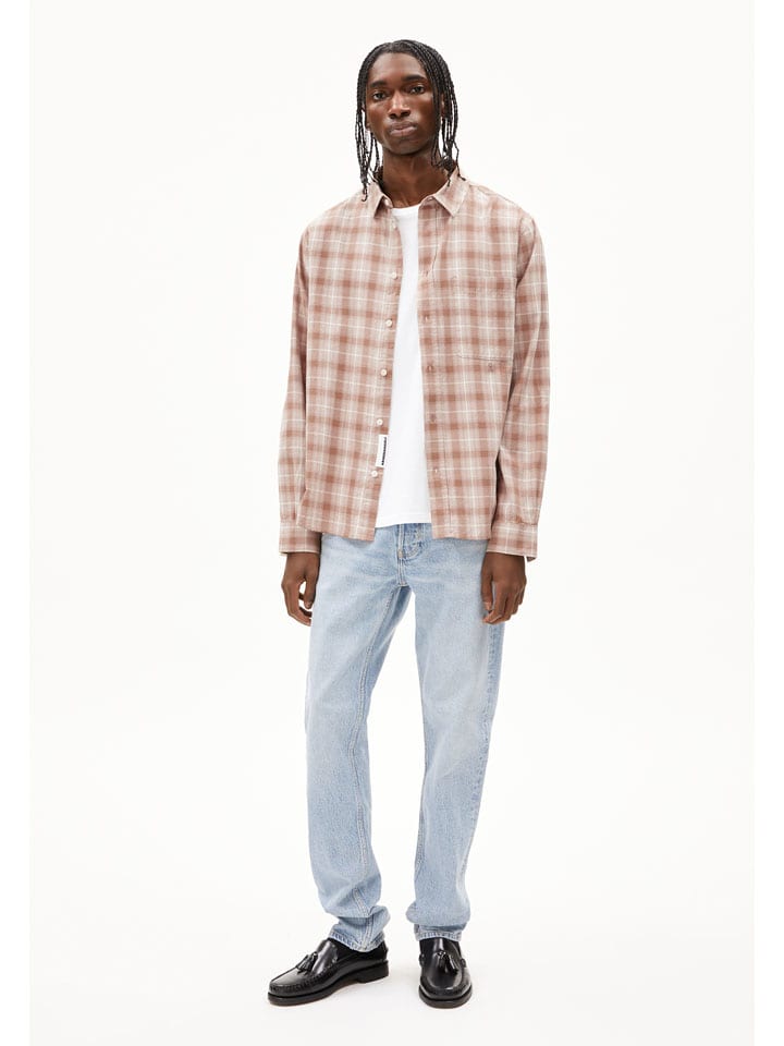 

Armedangels Рубашка "Паанао" кремово-розового цвета