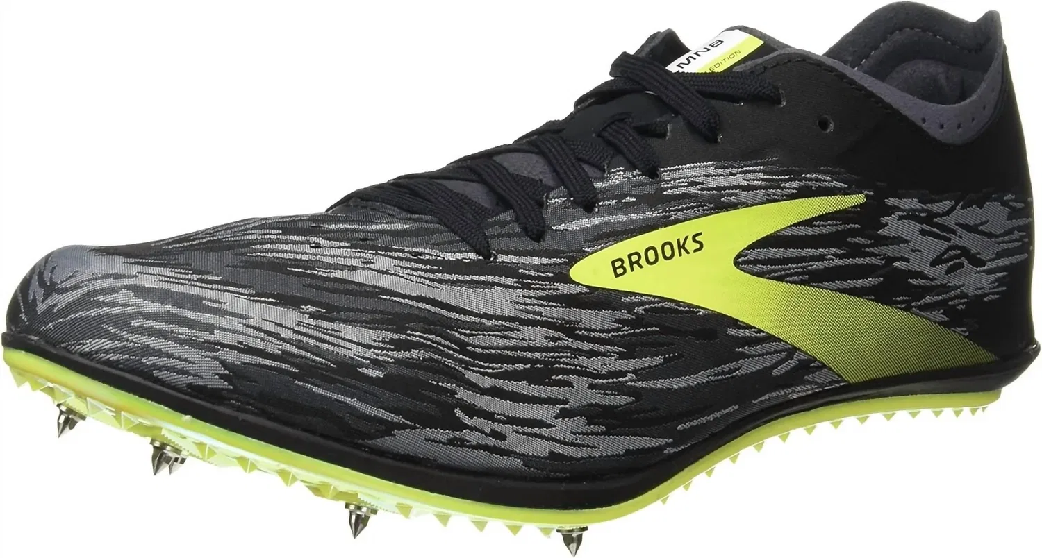 Мужские кроссовки Elmn8 V5 в черно-серо-зеленом цвете BROOKS, Black/Gray/Green — фото 3