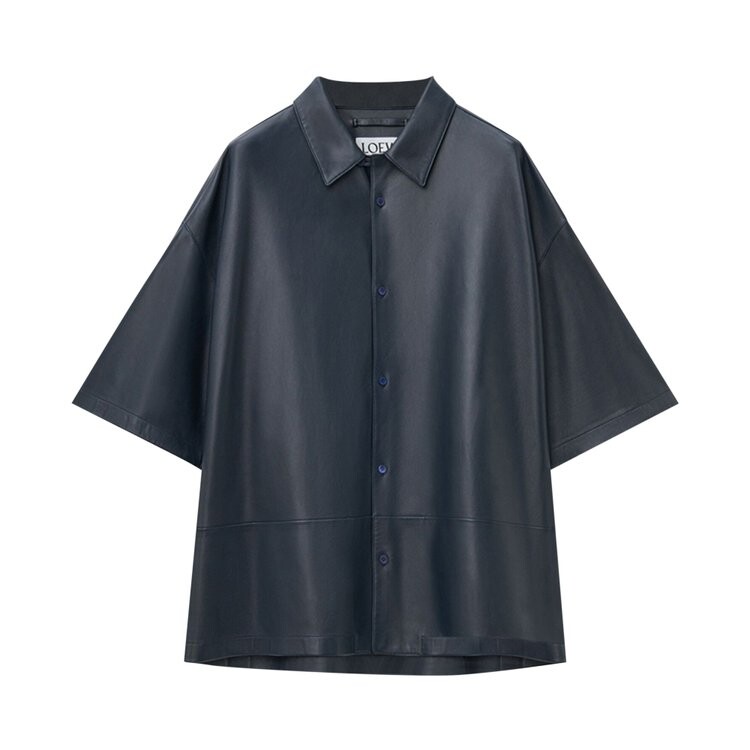 

Рубашка Loewe Short-Sleeve Shirt, цвет Dark Navy