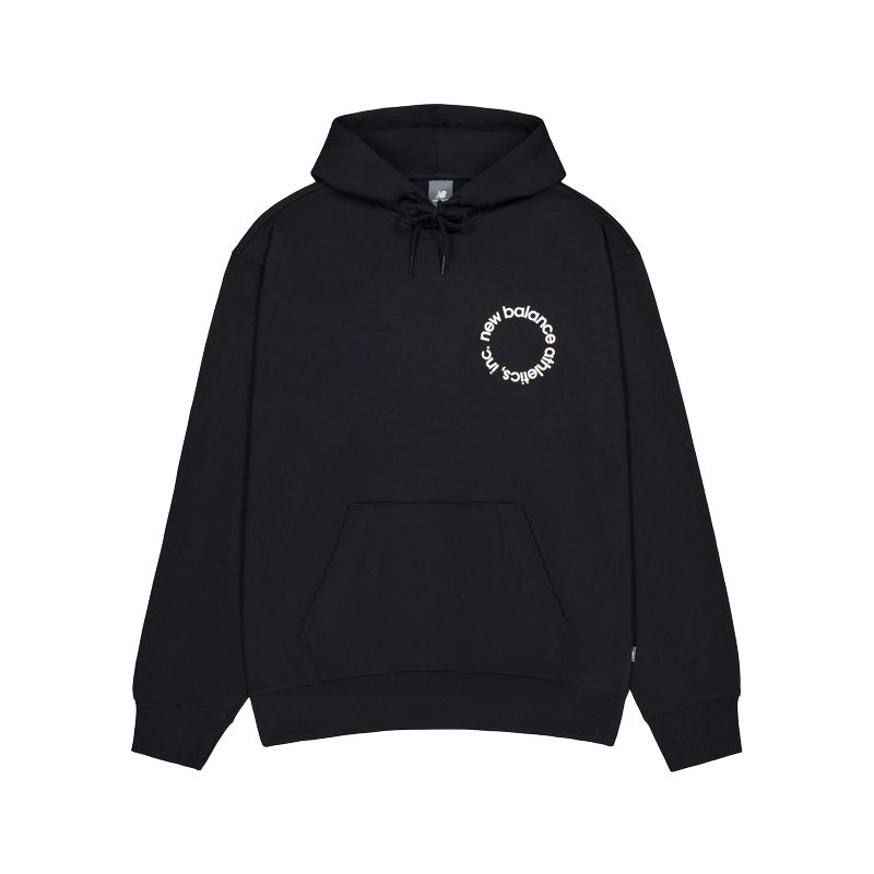 

Толстовка с круглым логотипом New Balance, черный