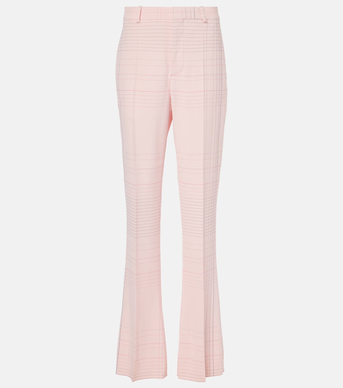 

Ноутбук принтованные расклешенные брюки Bottega Veneta, Pink/Blue