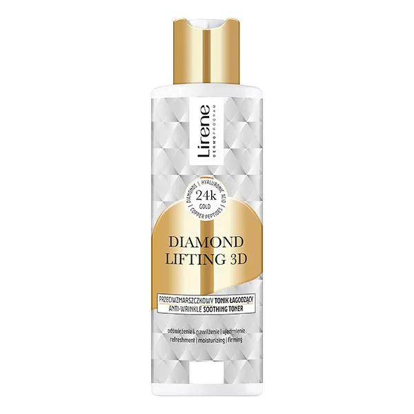 

Успокаивающий тоник против морщин Diamond Lifting Lirene, 200 ml