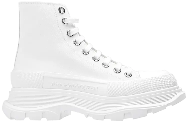 

Кроссовки Alexander McQueen Tread Slick High 'White', белый